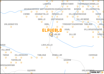 map of El Pueblo