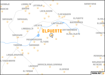 map of El Puente