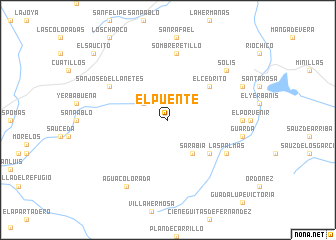 map of El Puente