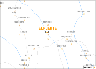 map of El Puente