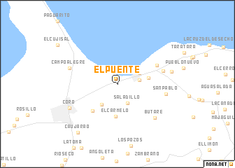 map of El Puente