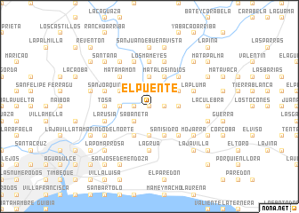 map of El Puente