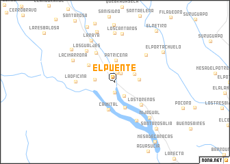 map of El Puente