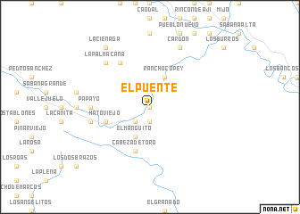 map of El Puente