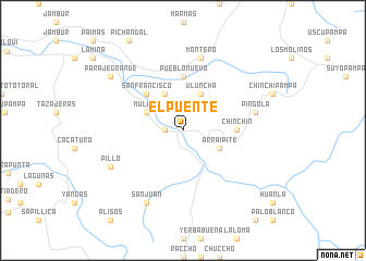 map of El Puente