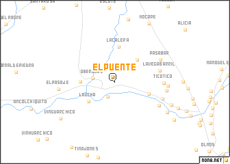 map of El Puente