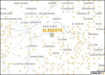 map of El Puente