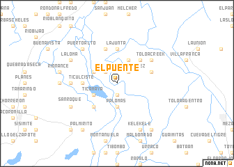 map of El Puente