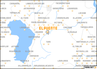 map of El Puente