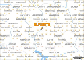 map of El Puente