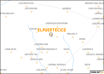 map of El Puertecico