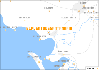 map of El Puerto de Santa María