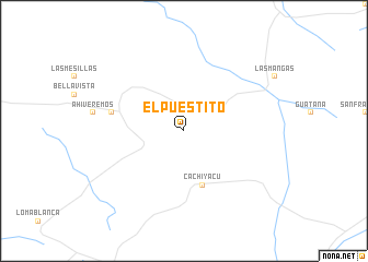 map of El Puestito