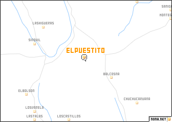 map of El Puestito