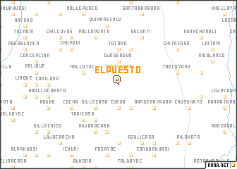 map of El Puesto