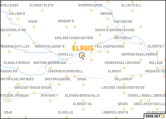 map of El Puig