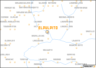 map of El Púlpito