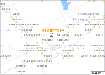 map of El Puntal