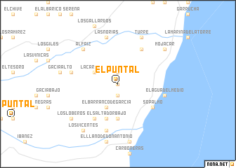 map of El Puntal