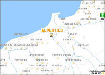 map of El Puntico