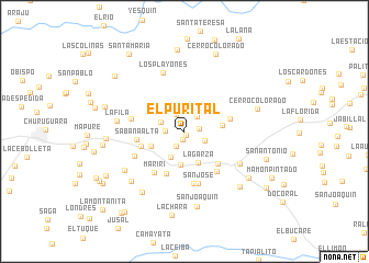 map of El Purital