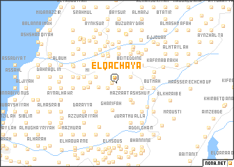 map of El Qachâya