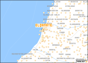 map of El Qanâyé