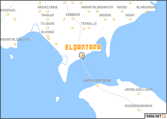 map of El Qantara