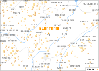 map of El Qatrâni