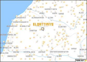 map of El Qattinîyé