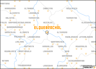 map of El Quebrachal