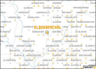 map of El Quebrachal