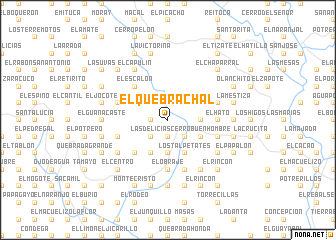 map of El Quebrachal