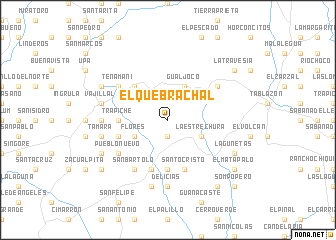 map of El Quebrachal