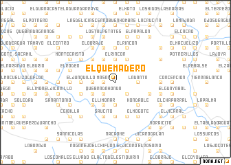 map of El Quemadero