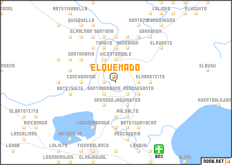 map of El Quemado