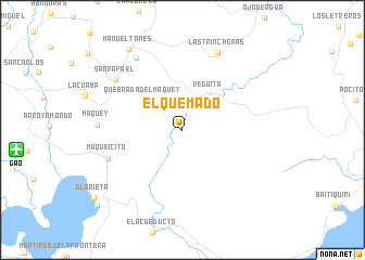 map of El Quemado