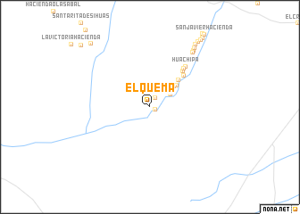 map of El Quema