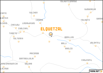 map of El Quetzal