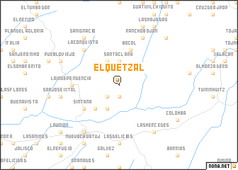map of El Quetzal