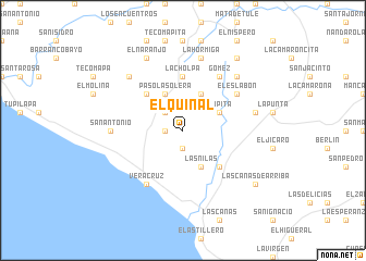 map of El Quinal