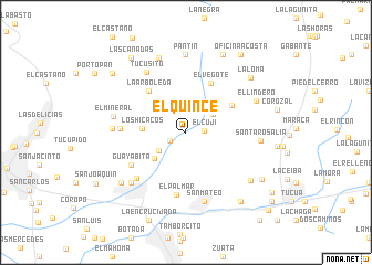 map of El Quince