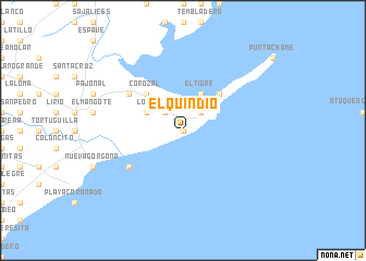 map of El Quindio