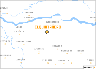 map of El Quintanero