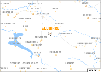 map of El Quirro