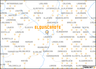 map of El Quiscamote