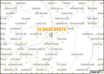 map of El Quiscamote