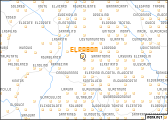 map of El Rabón