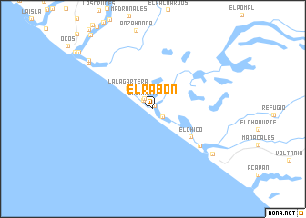 map of El Rabón