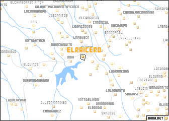 map of El Raicero